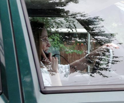 Cell Phone Motorist in Westwood, NJ on 6/11/11. Cell Phone Motorist in Westwood, NJ on 6/11/11.