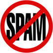 No spam.